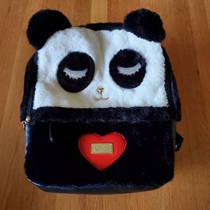 Betsey Johnson panda backpack